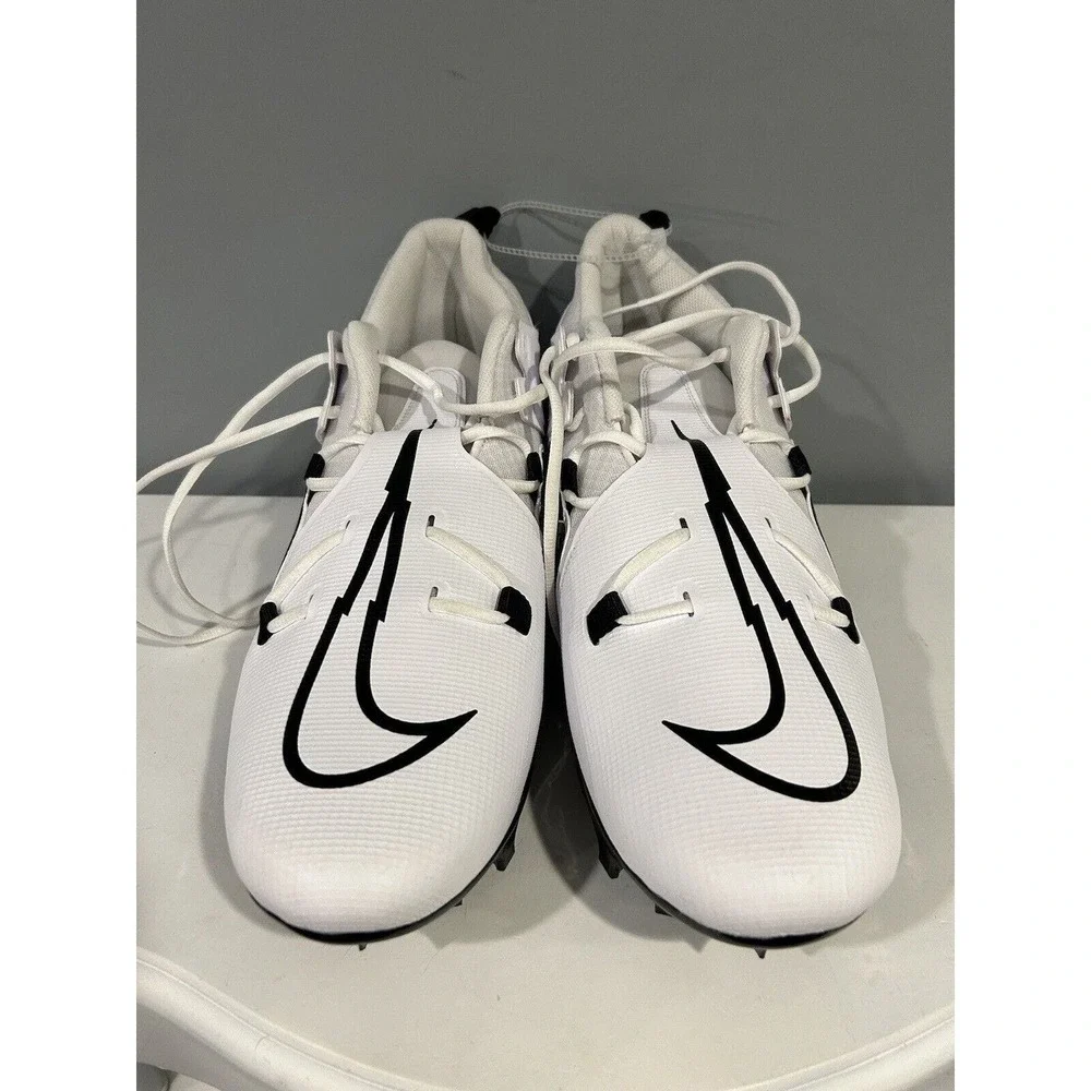 Nike Alpha Menace Pro 3 Football Cleats Men's Size 18 White Black CT6649-100‎